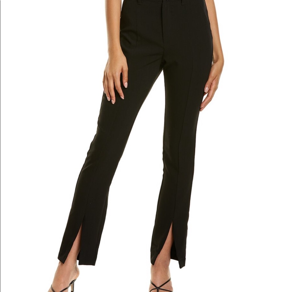 Weworewhat SLIT STRETCH HERRINGBONE TWILL PANT NWT